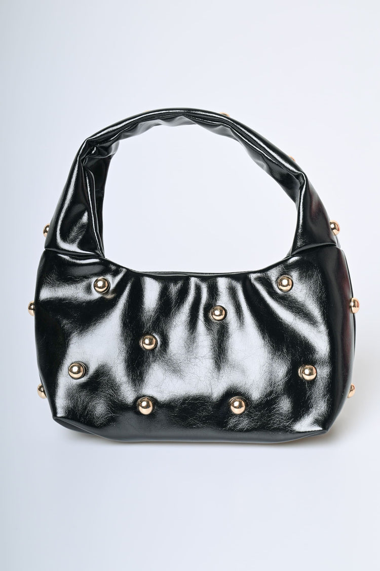 Studs half-moon mini bag