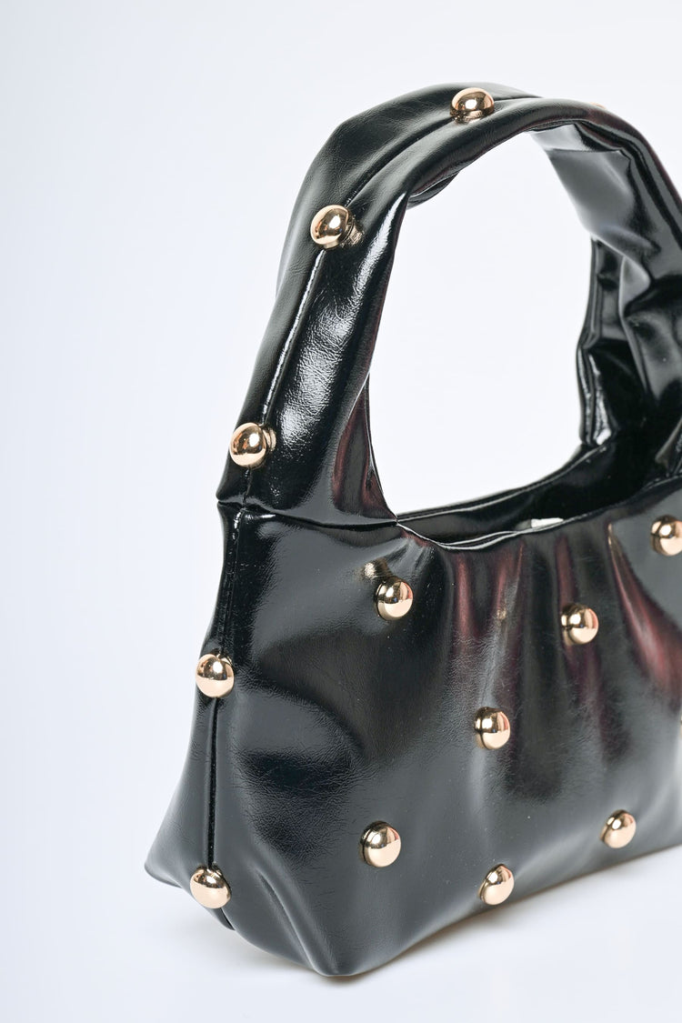 Studs half-moon mini bag