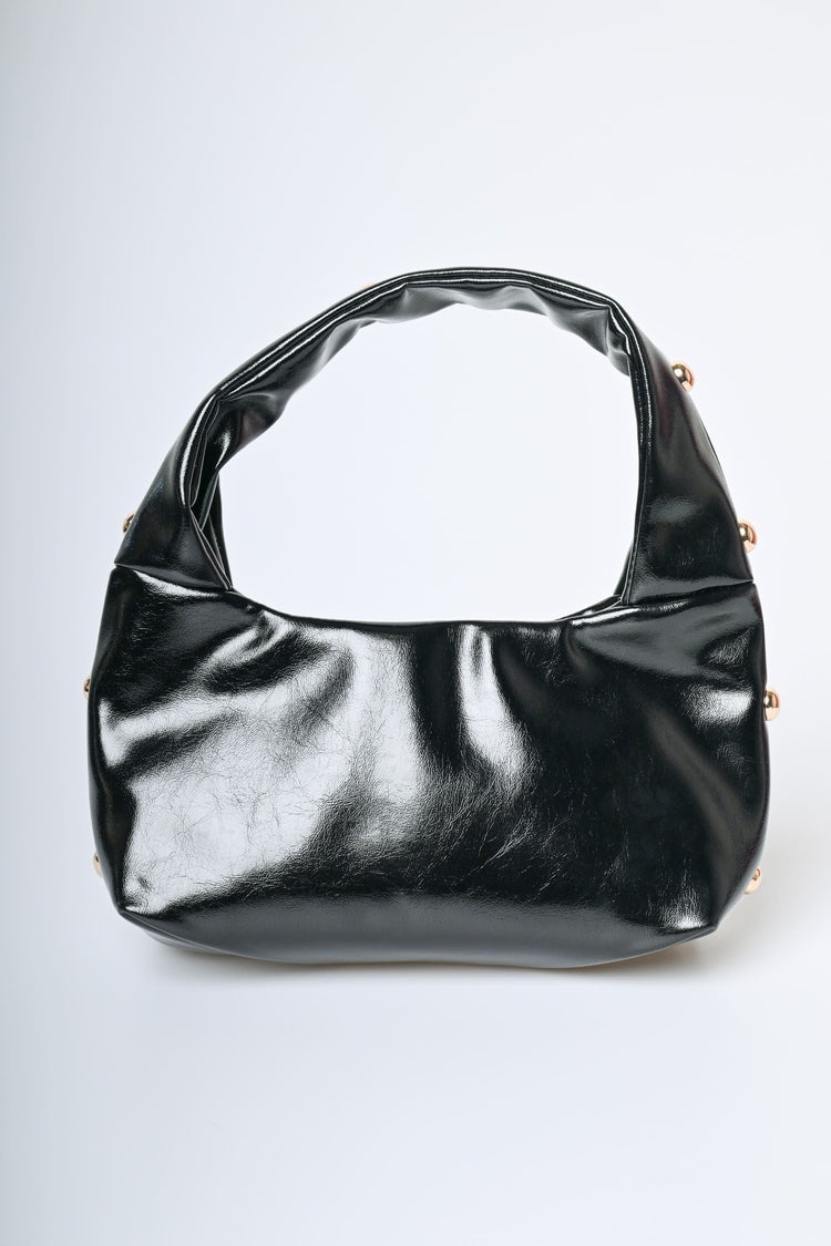 Studs half-moon mini bag