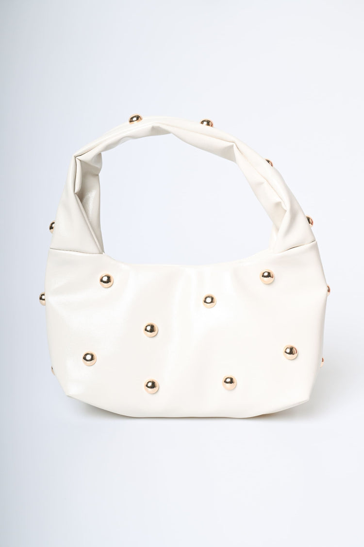 Studs half-moon mini bag
