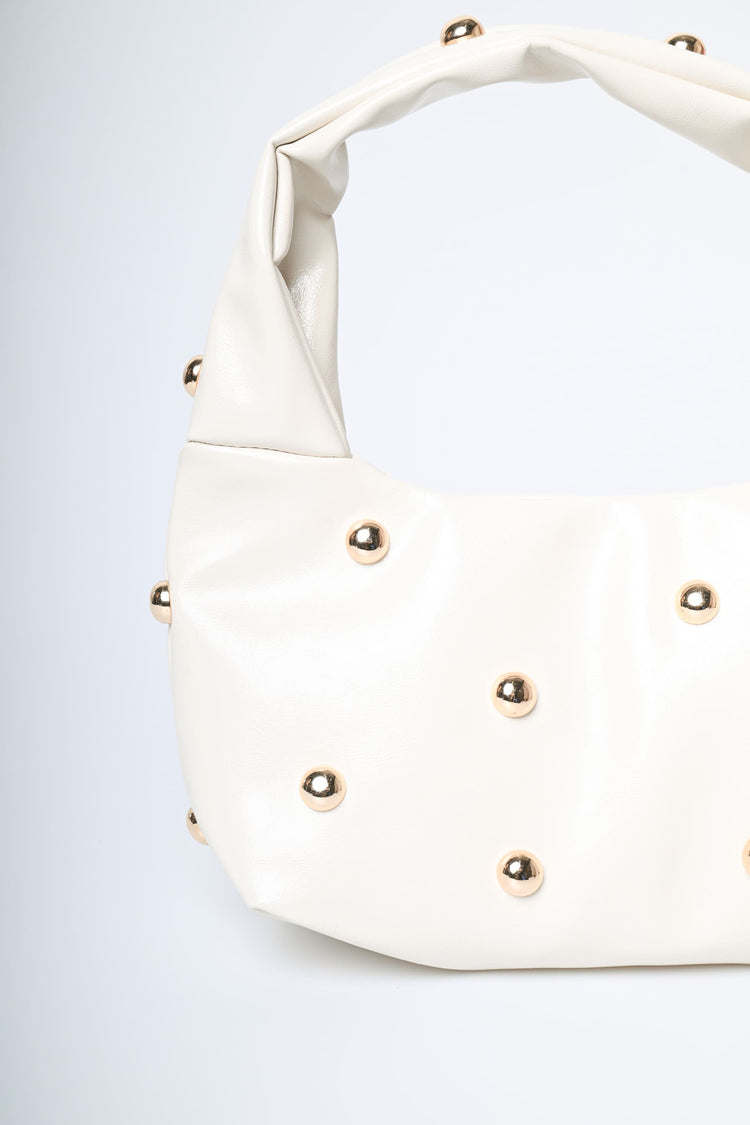 Studs half-moon mini bag