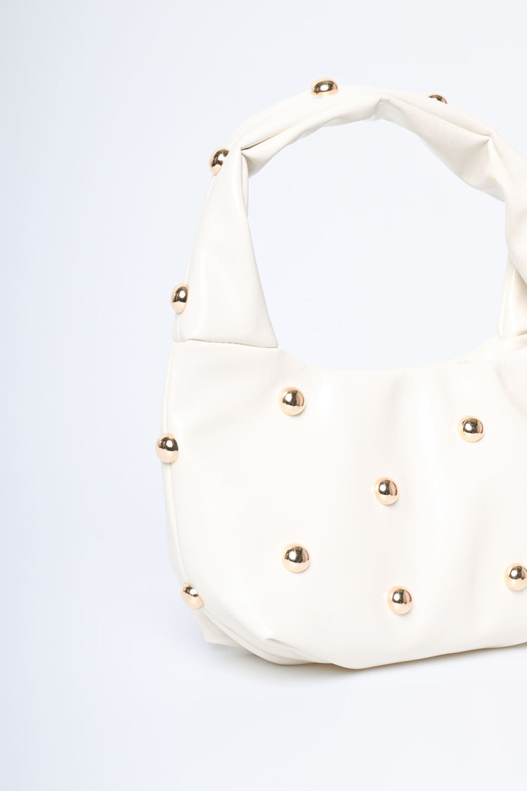 Studs half-moon mini bag