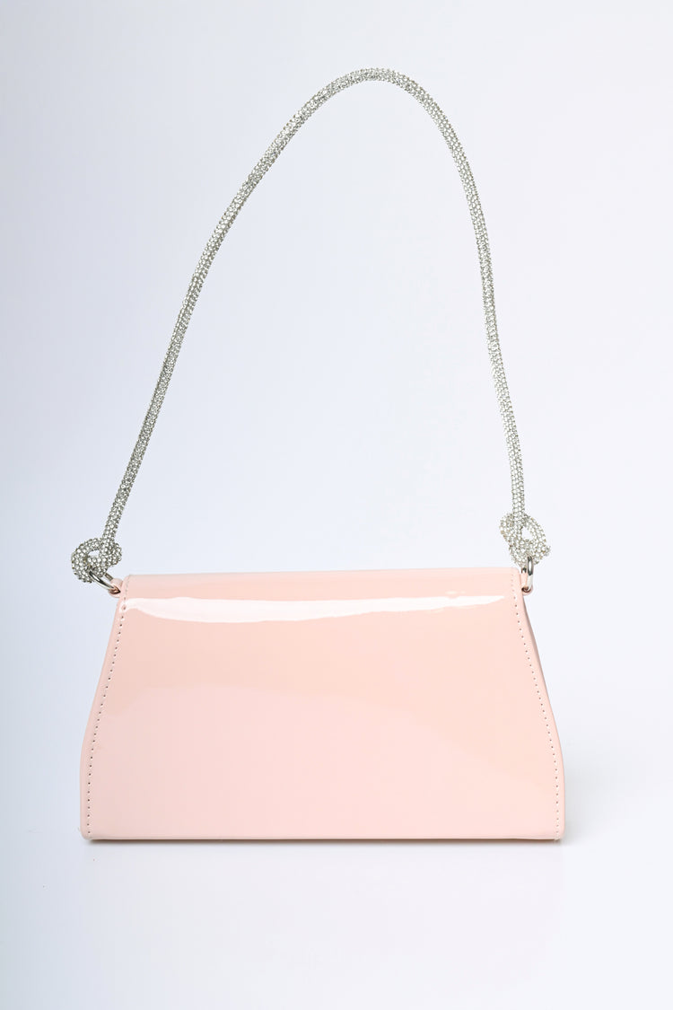 Rhinestone strap shoulder bag