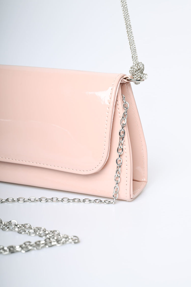 Rhinestone strap shoulder bag