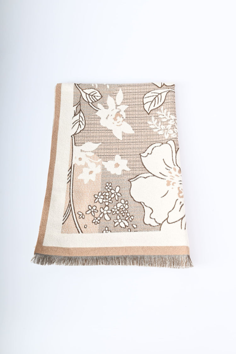 Sciarpa fiori orientali