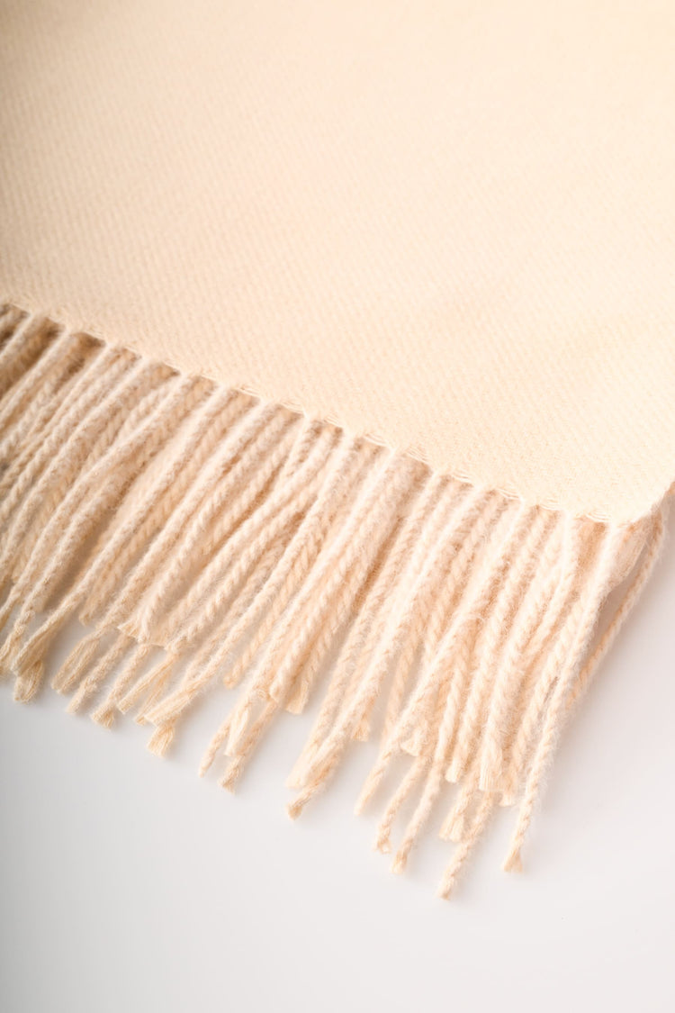 Fringed scarf