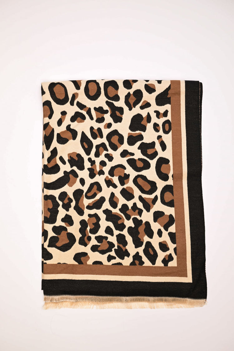 Animalier motif scarf