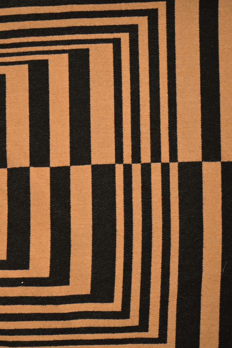 Geometric motif scarf