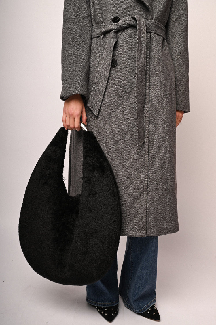 Faux fur hobby bag