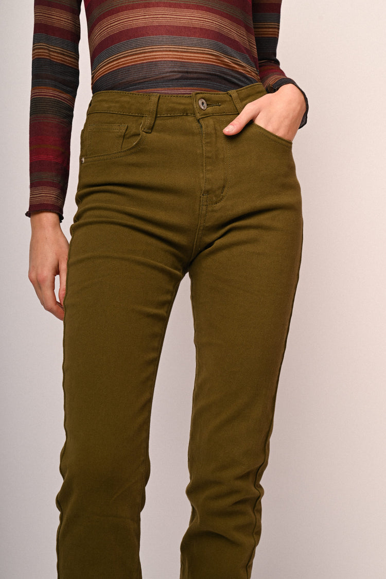 Slim-fit basic jeans