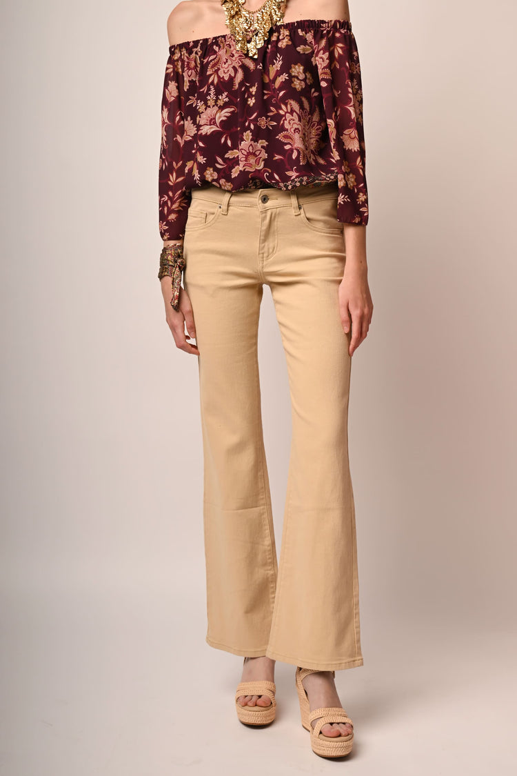 Flared leg jeans
