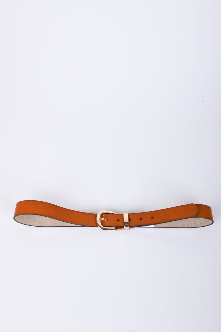 Leather belt