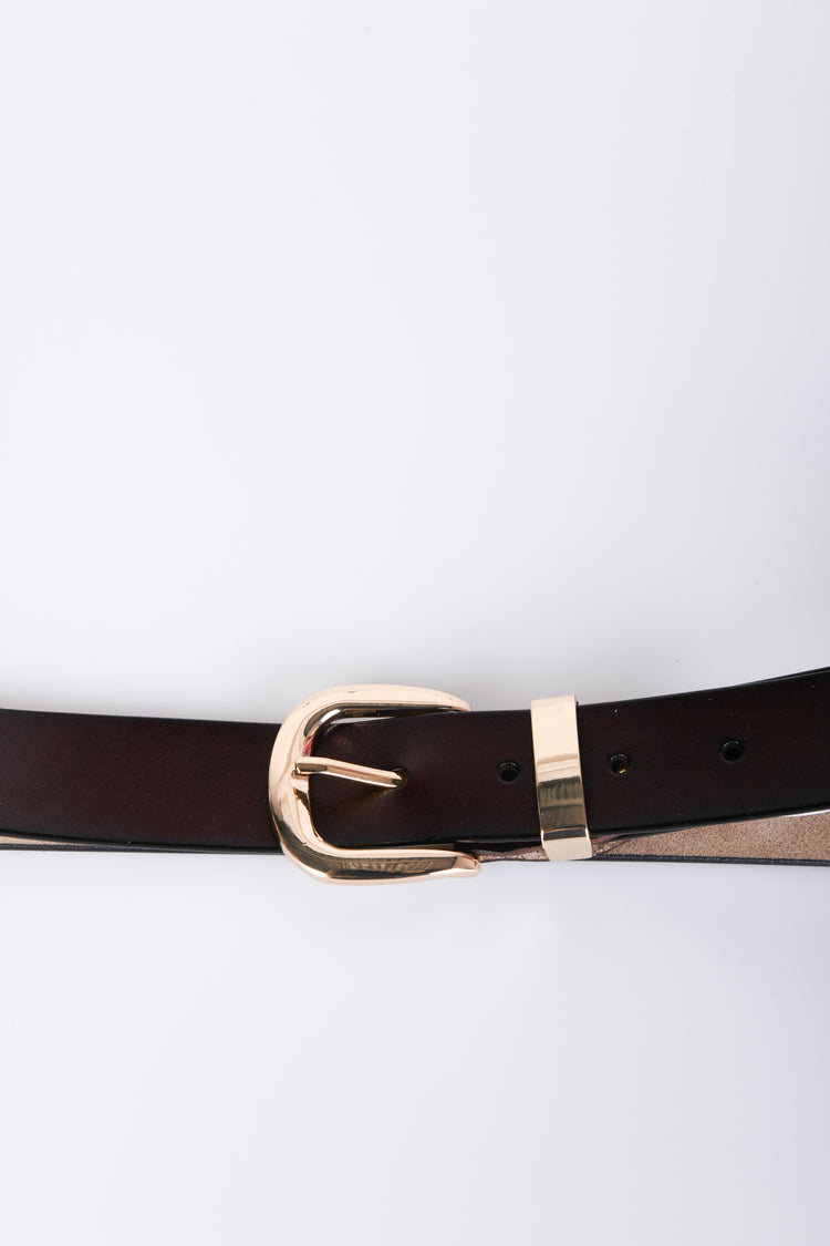 Leather belt