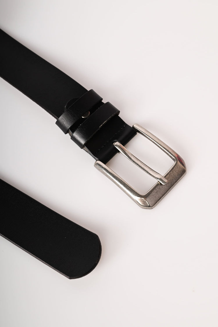 Leather classic belt
