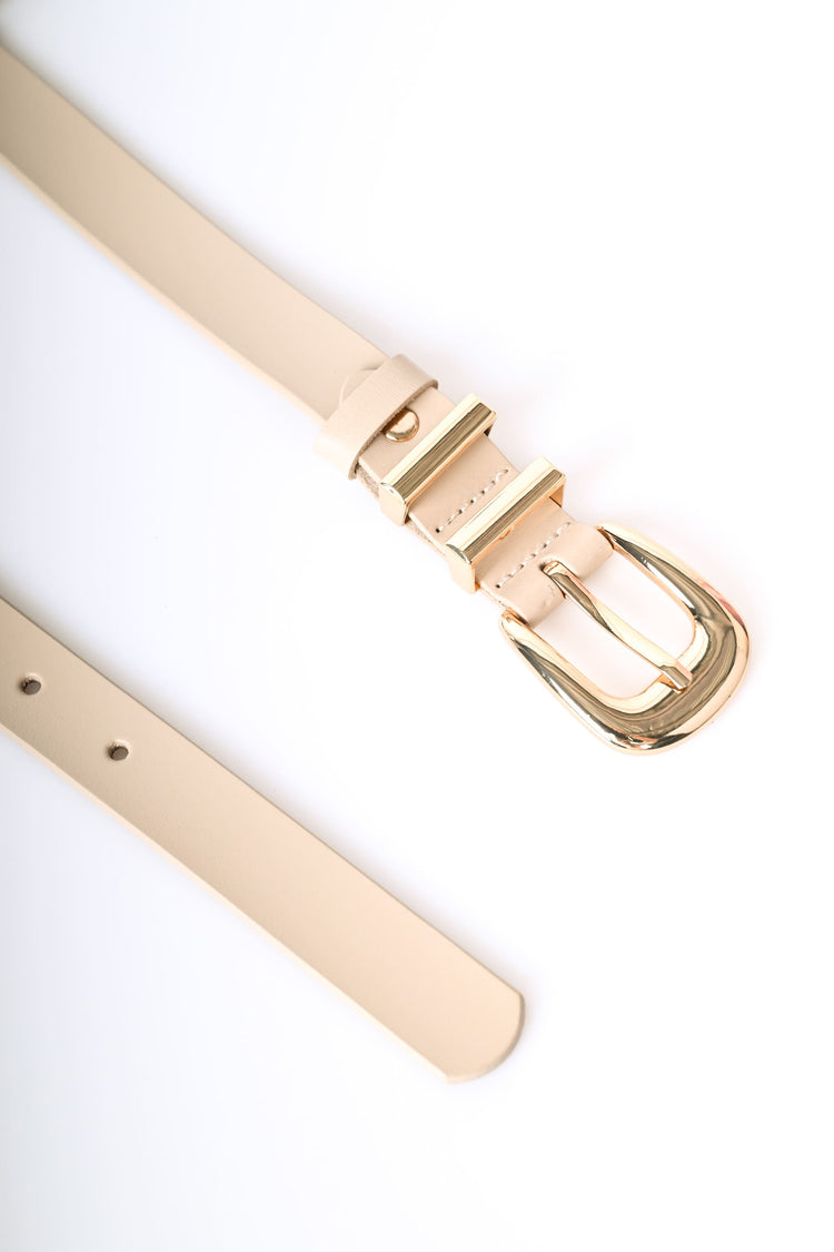 Leather classic belt
