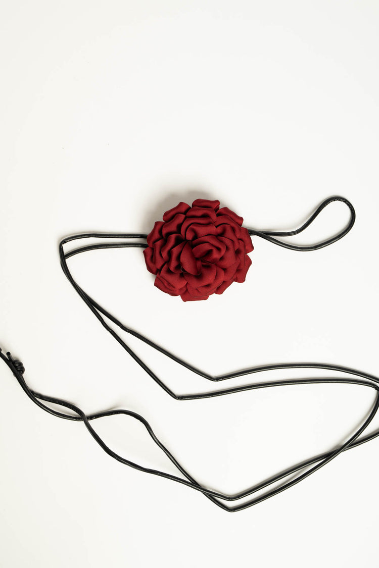 Cintura con rosa
