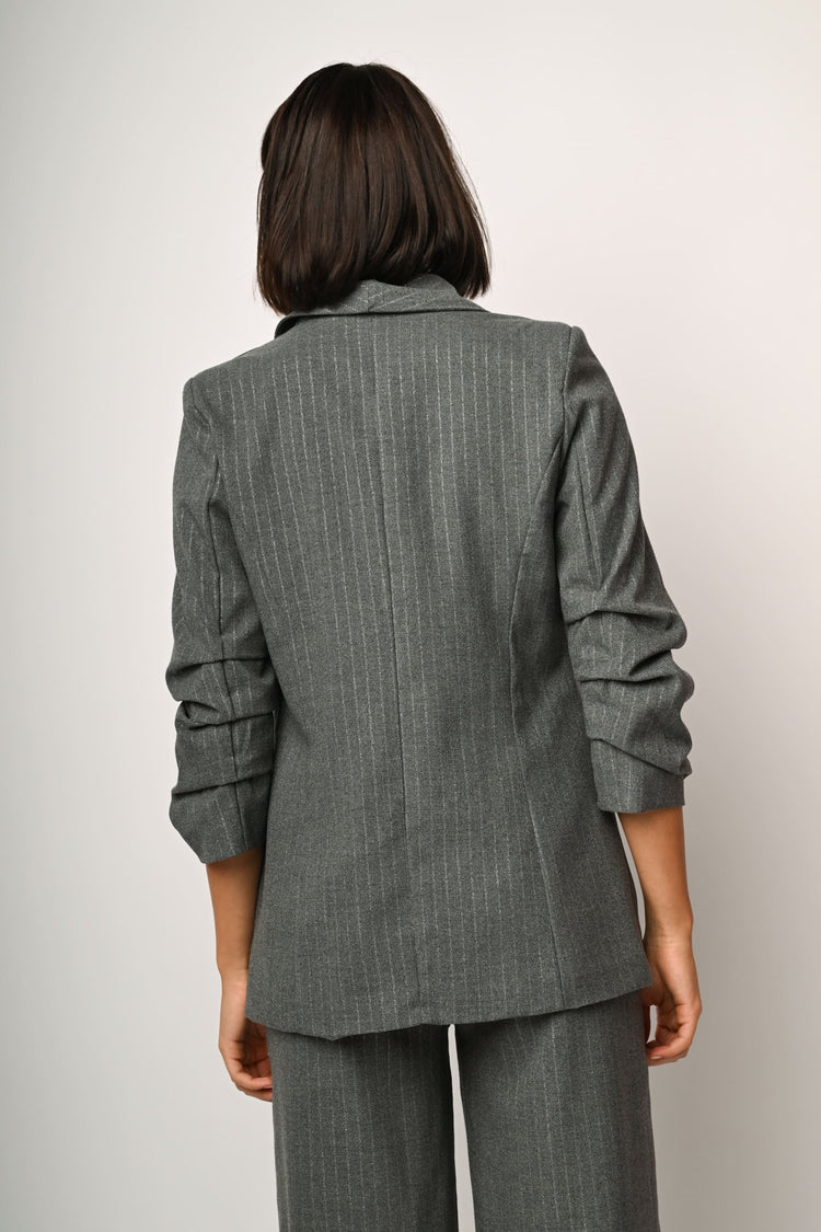 Lurex pinstriped blazer