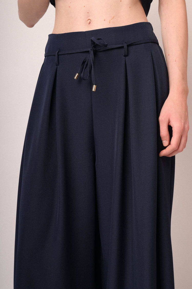 Pantaloni palazzo con pince