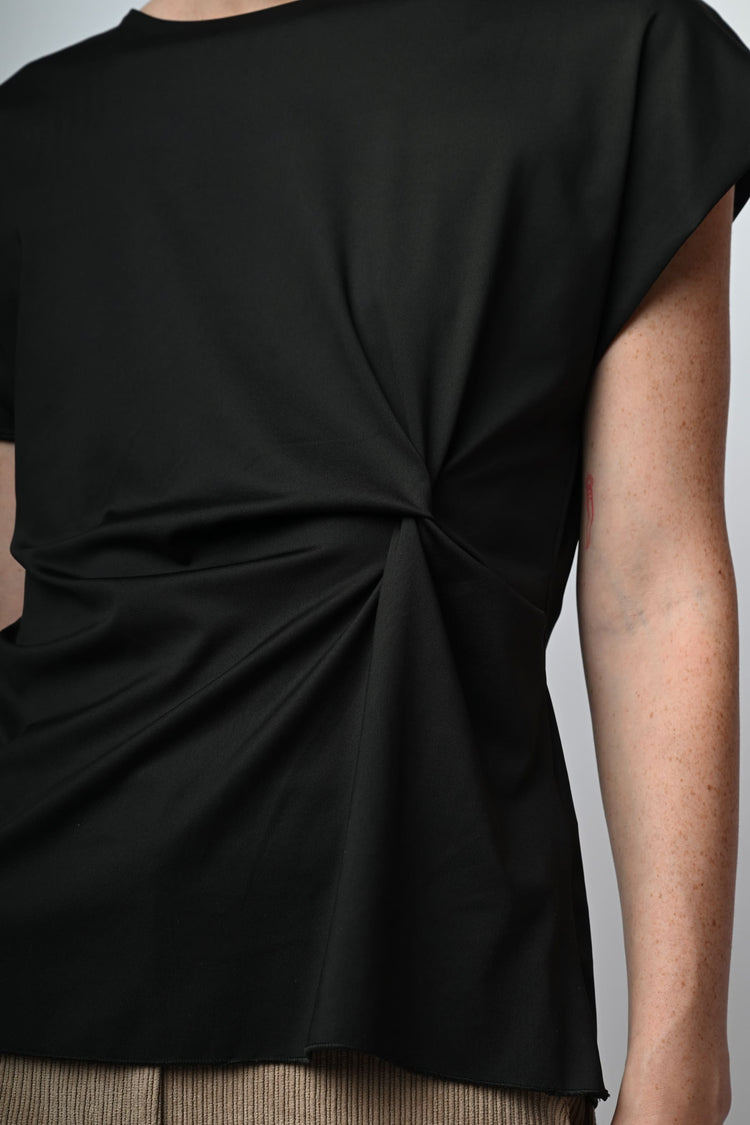 Side drape top