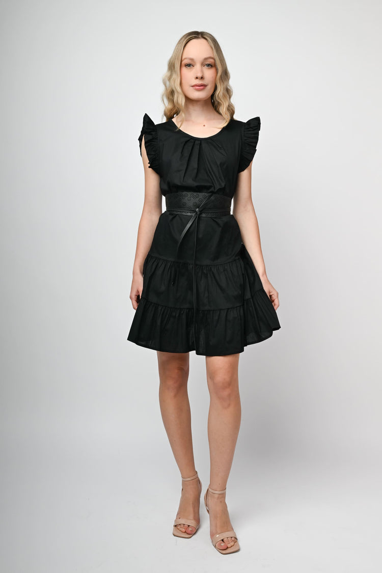 Tiered mini dress