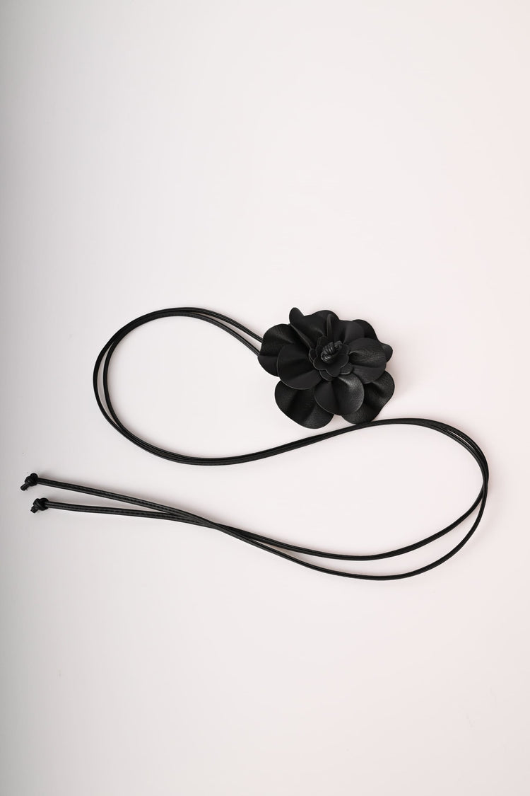 Flower sash belt