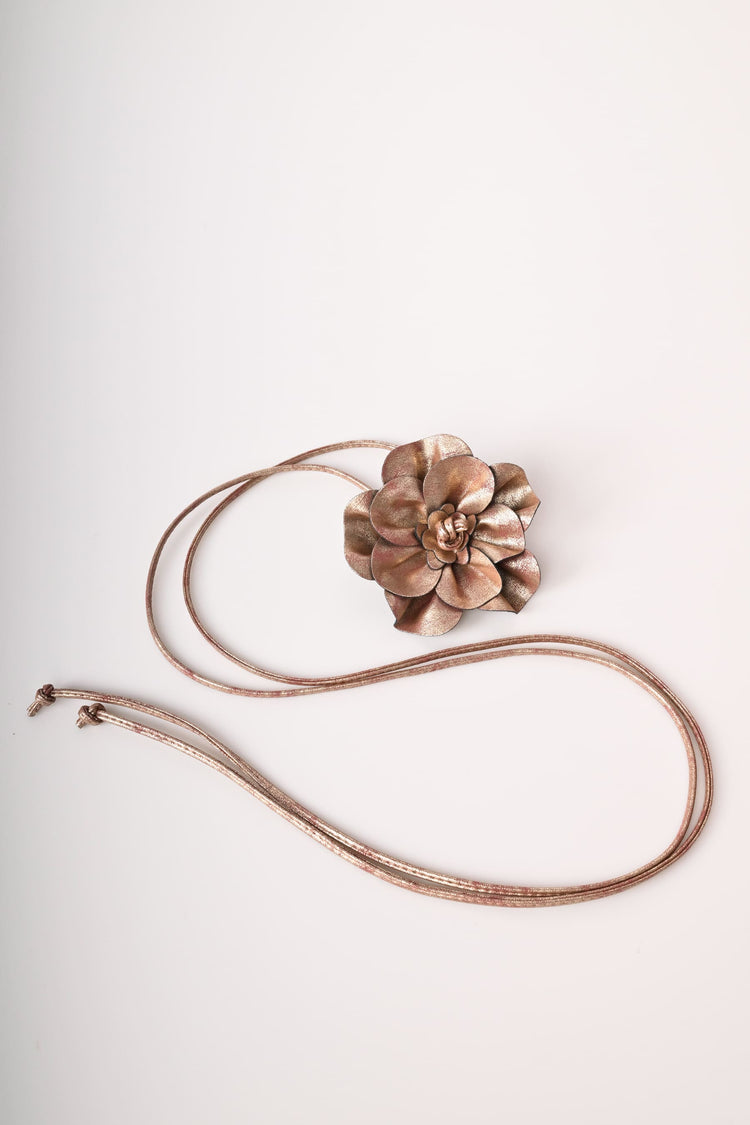 Flower sash belt