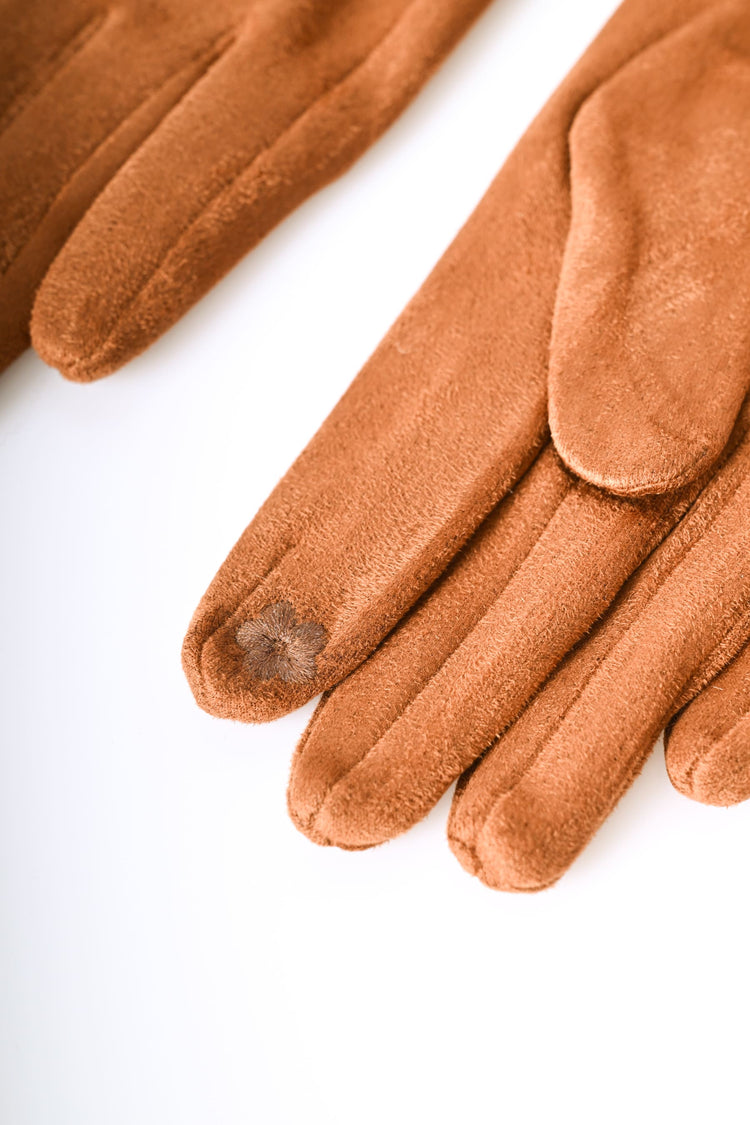 Bow-detail gloves