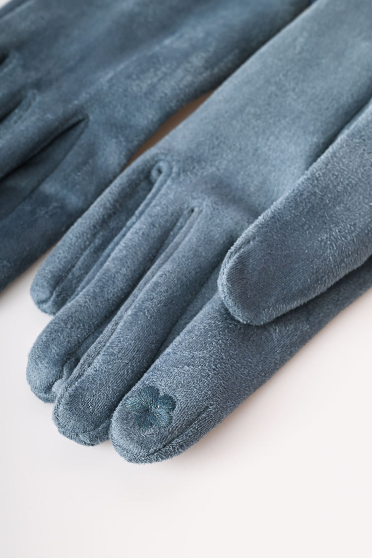 Bow-detail gloves