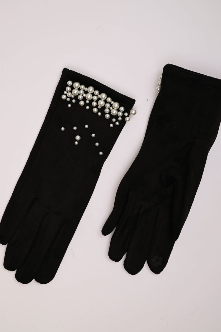 Bead-embellished gloves