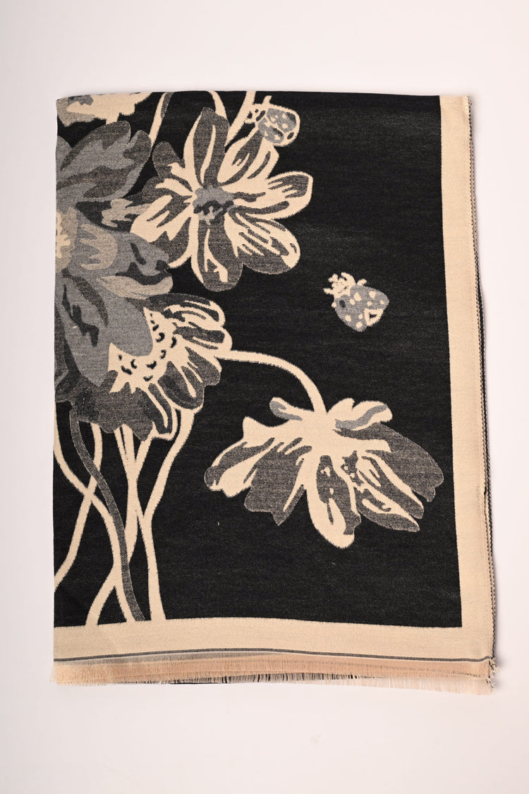 Sciarpa fiore degrade