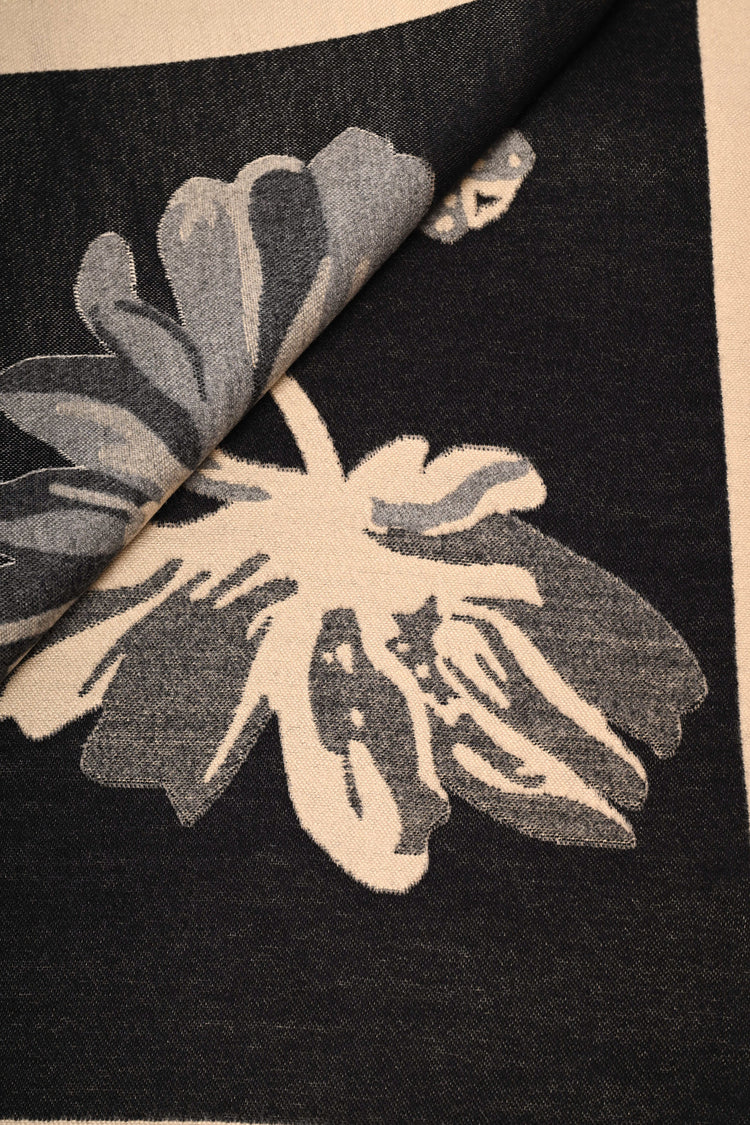 Sciarpa fiore degrade