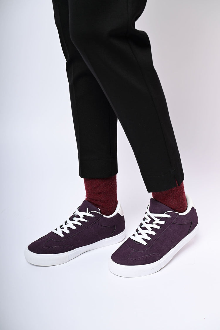 Faux suede sneakers