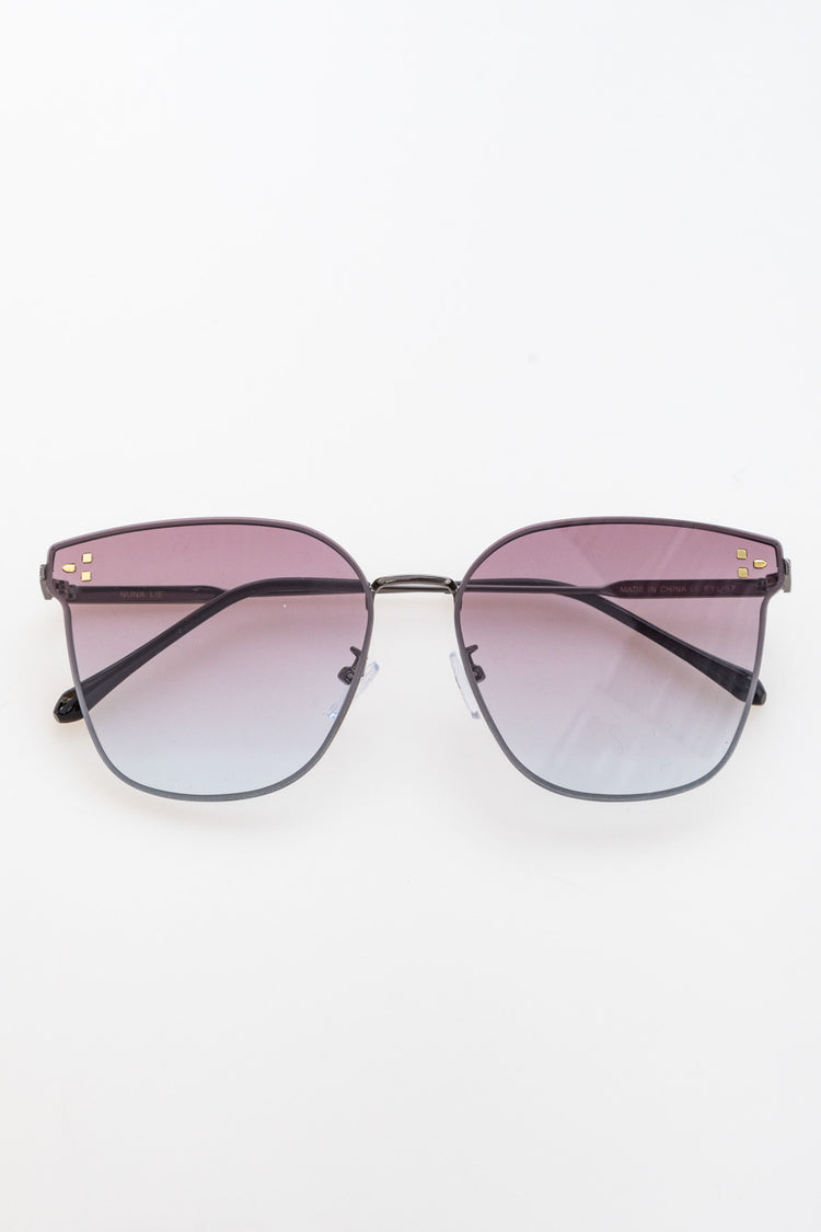 Aviator-style sunglasses