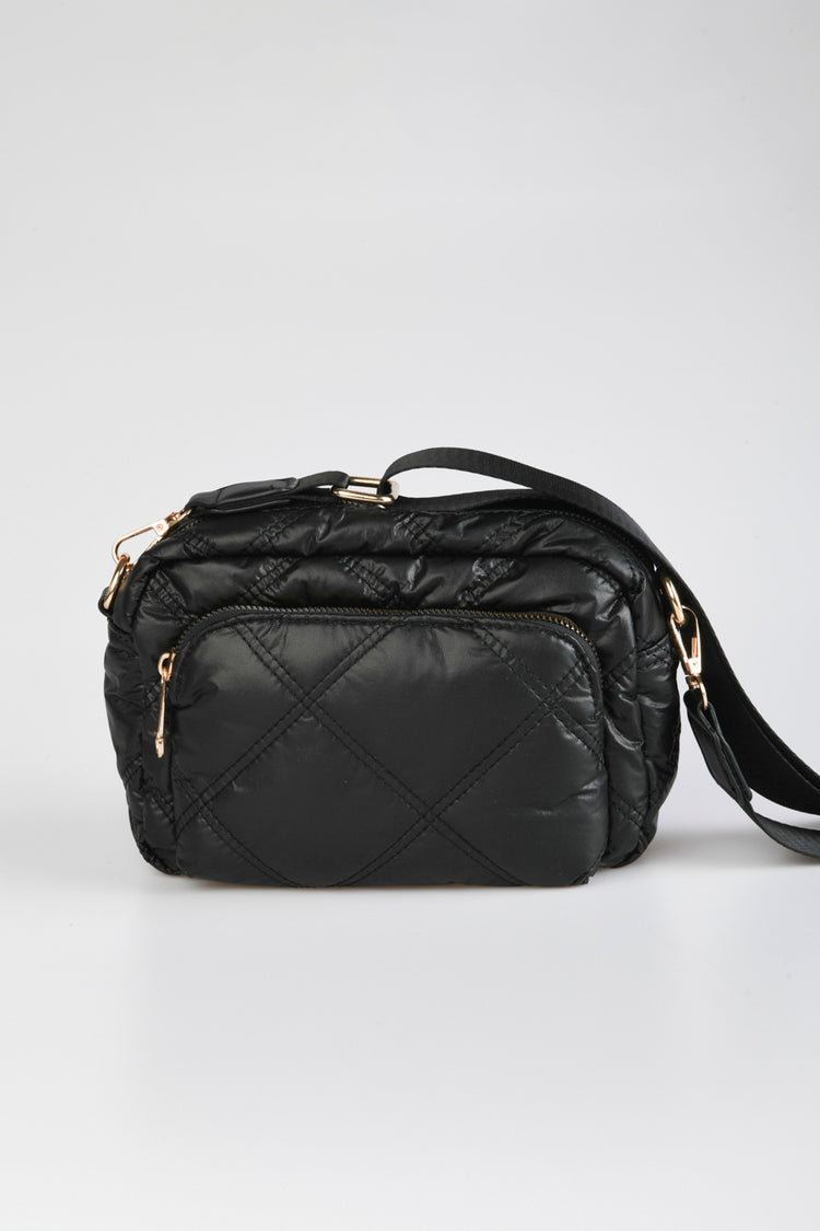 Quilted and padded nylon bag