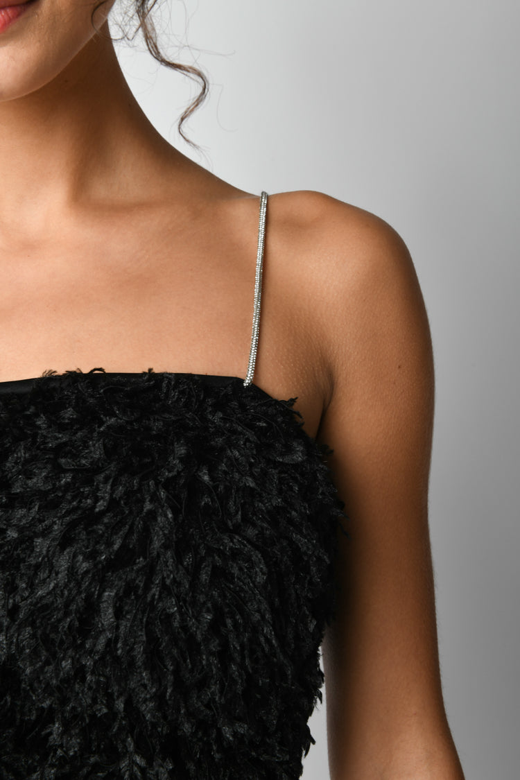 Feathers cropped tops