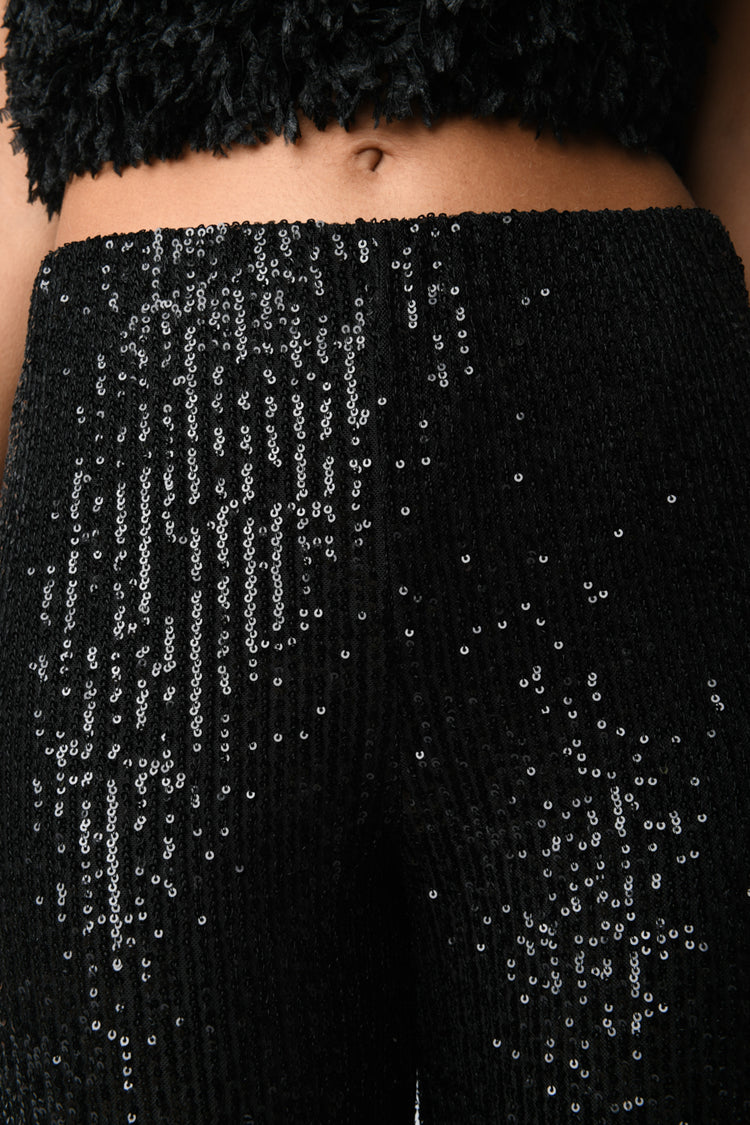 Sequined trousers