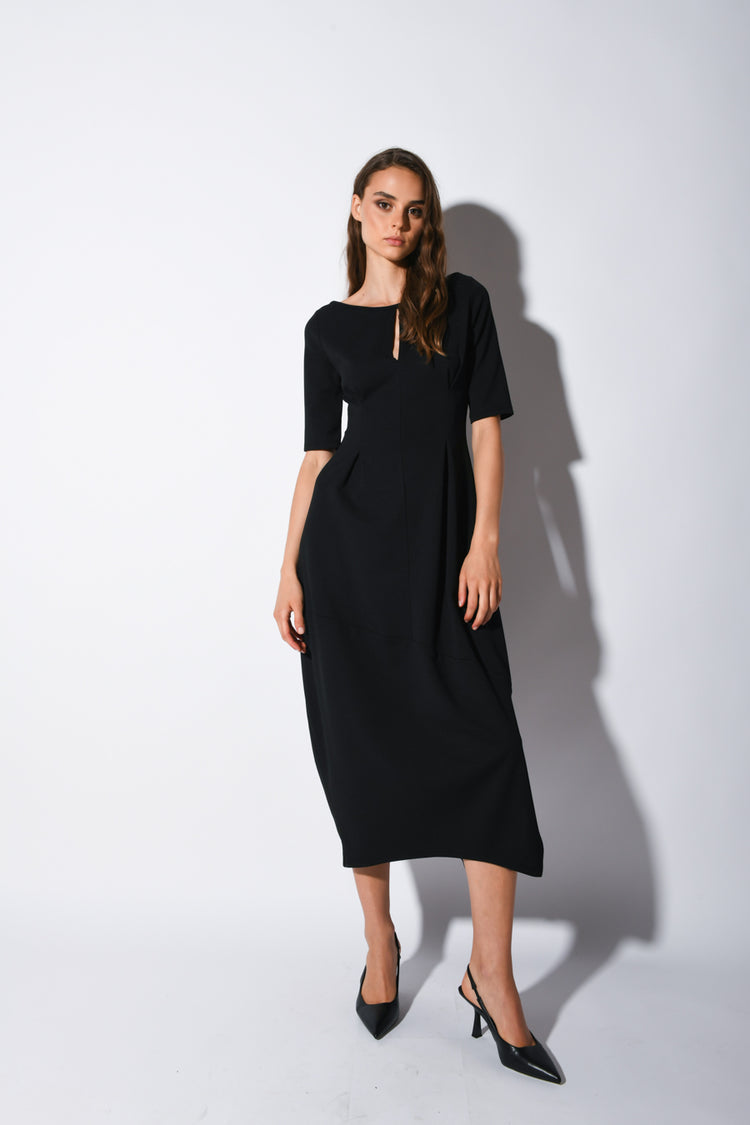 Teardrop midi dress