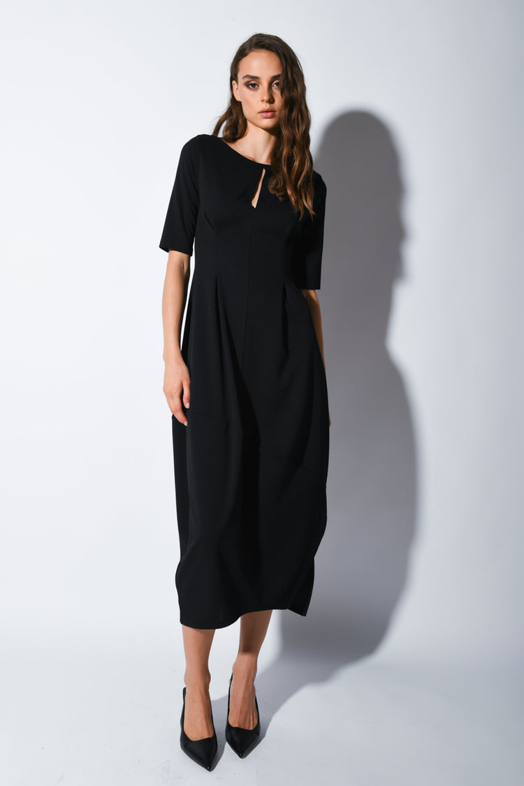 Teardrop midi dress