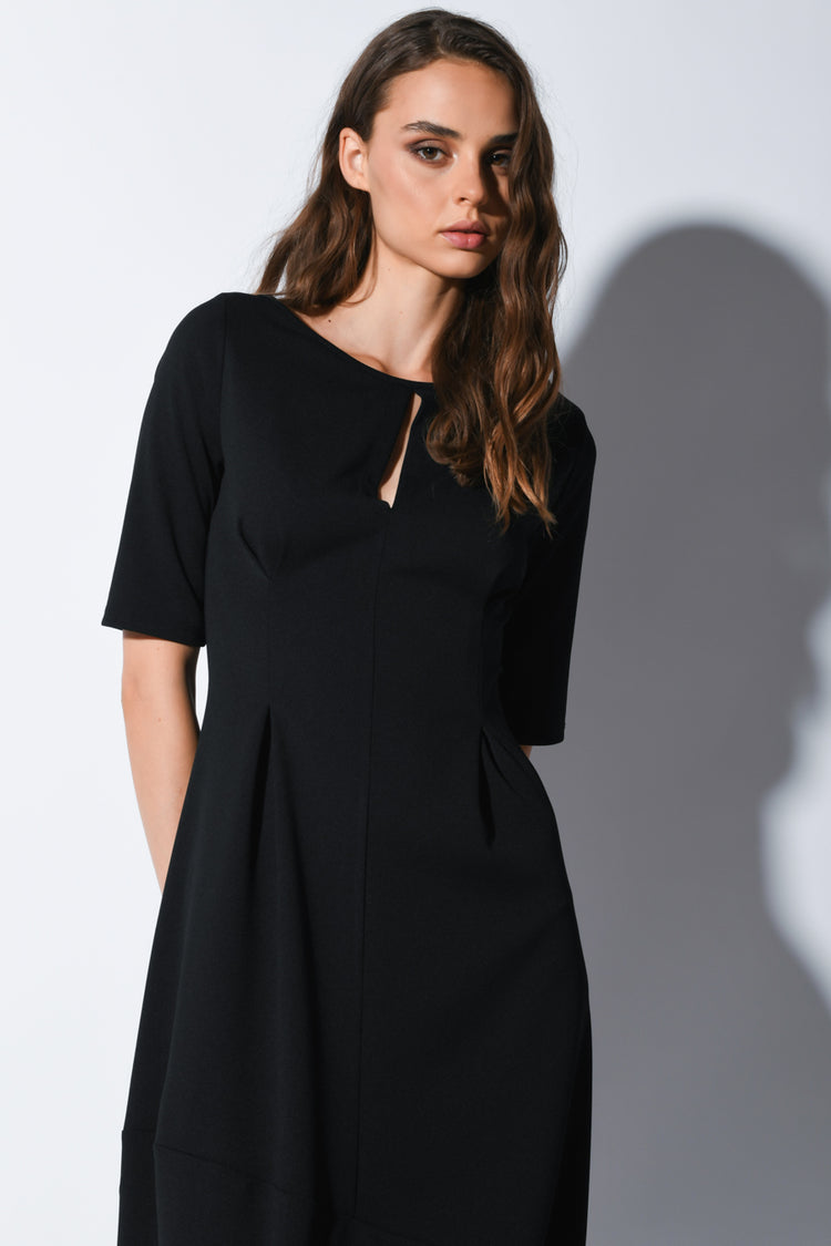 Teardrop midi dress