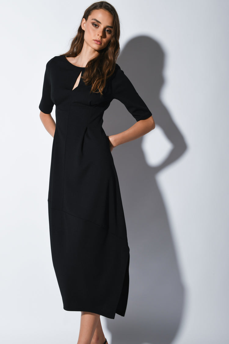 Teardrop midi dress