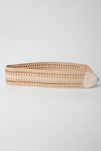 Chain-detail sash belt