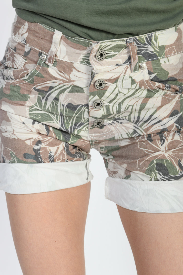 Shorts a stampa floreale
