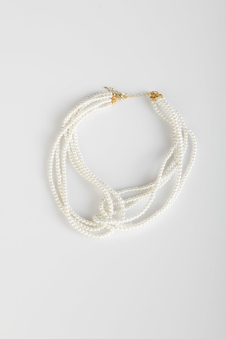 Pearls multi-strand necklace